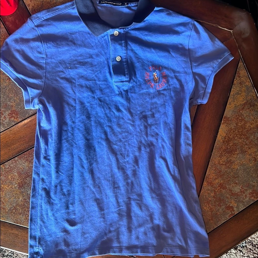 Ralph Lauren Polo Shirt-med, golf. EUC